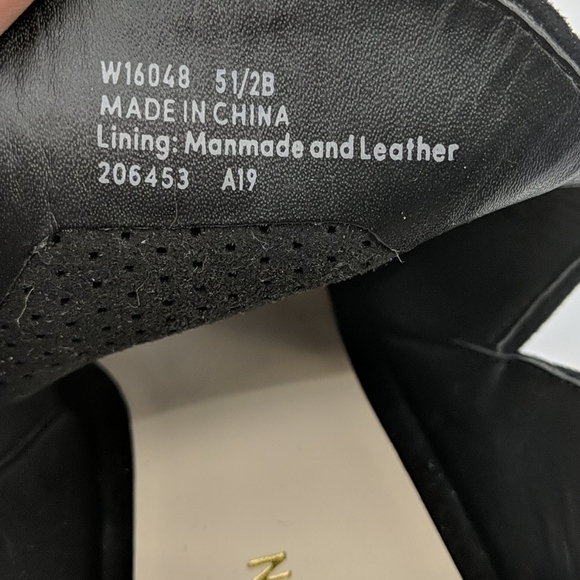 COLE HAAN Leather Peep Toe Slingback Booties - Picture 5 of 9